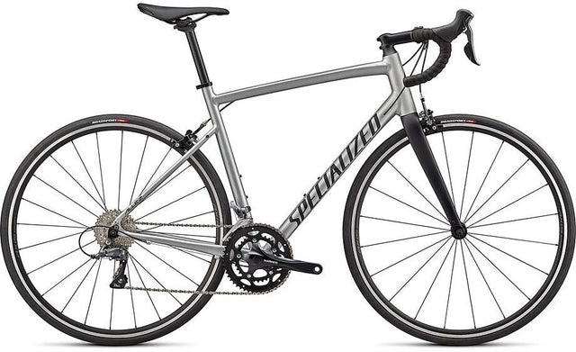 SPECIALIZED Allez E5 Bike, 52cm Satin Flake Silver/Black Stn flk slv/blk