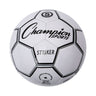 Champion Sports Striker Soccer Ball White/black