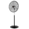 Vision Air 30-inch Oscillating High Velocity Pedestal Fan - Black / Black