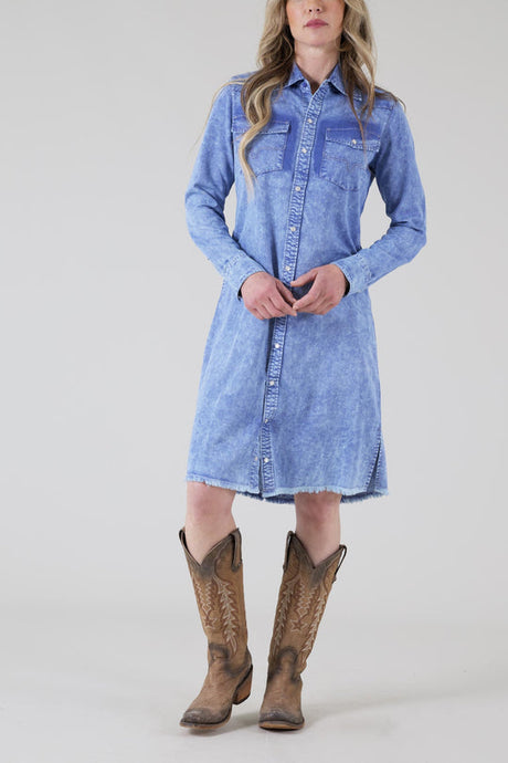 Kimes Ranch Women's Sundowner Dress Light denim