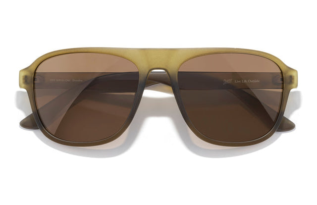 Sunski Shoreline Sunglasses Olive Amber Olive amber