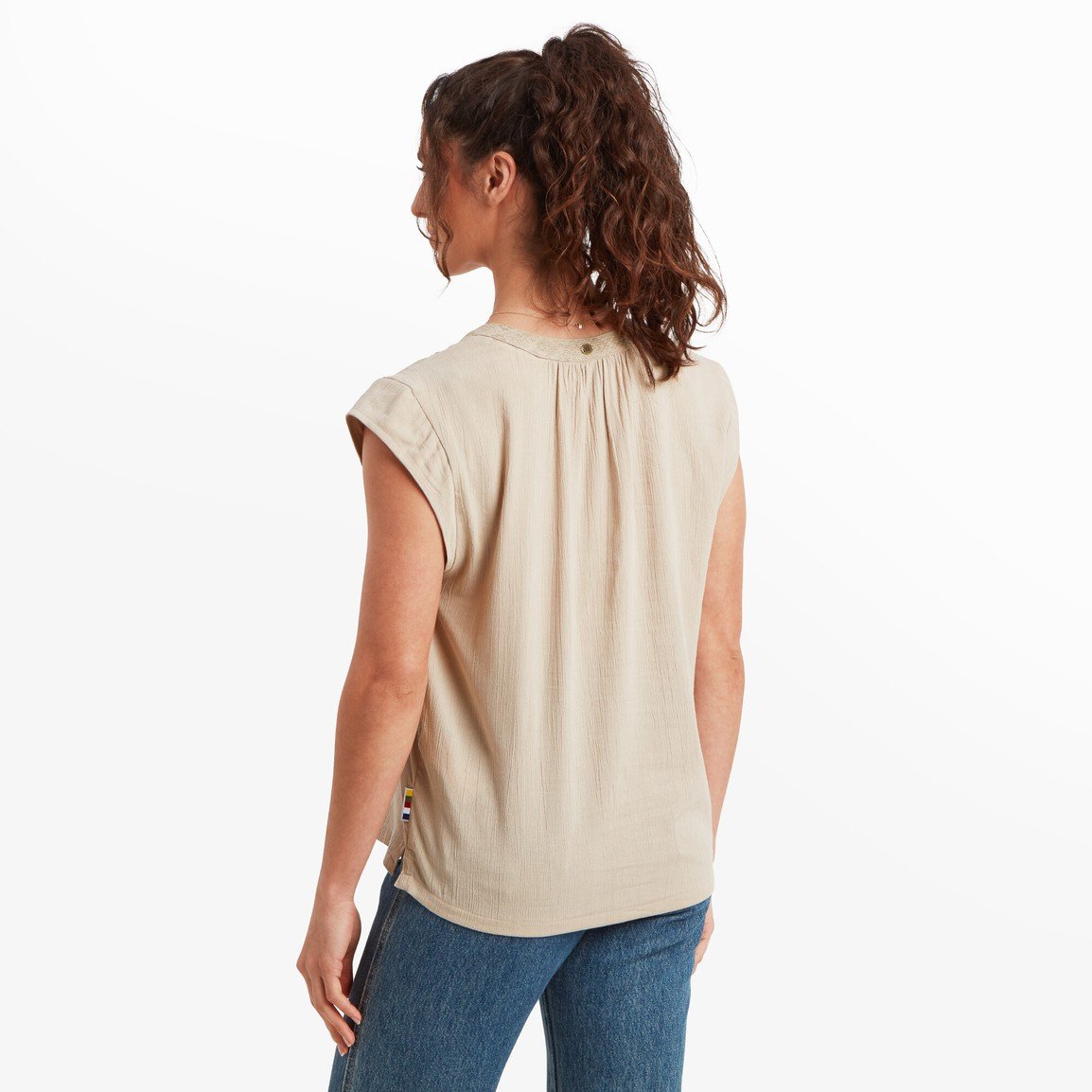 Sherpa Adventure Gear Women's Hara Cap Sleeve Top - Goa Sand Goa Sand