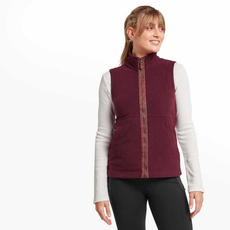 Sherpa Adventure Gear Women's Rolpa Eco Vest Beet red