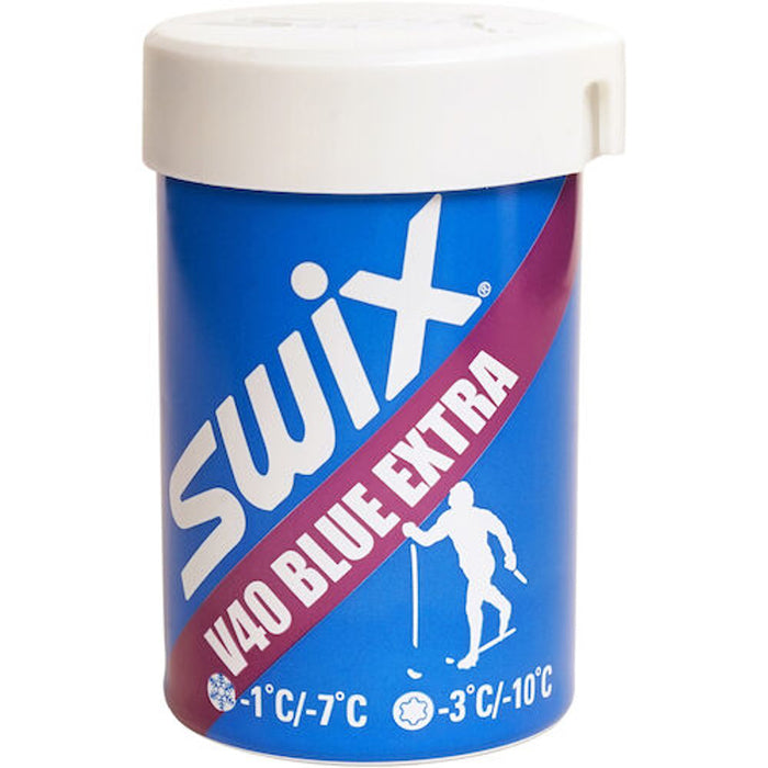 SWIX SPORT V40 Blue Extra Nordic Kick Wax - 1.5oz