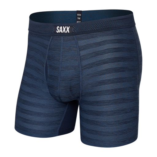 Saxx Droptemp Cooling Mesh Boxer Brief Dark denim heather