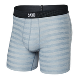 Saxx Droptemp Cooling Mesh Boxer Brief Mid Grey Heather