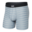 Saxx Men's Droptemp Cooling Mesh Boxer Brief Fly Mid Grey Heather