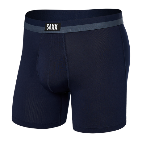 Saxx Men's Sport Mesh Boxer Brief Fly Maritime