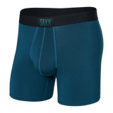 Saxx Men's Ultra Super Soft Boxer Brief Fly Deep Ocean