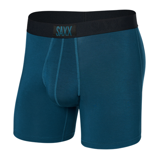 Saxx Underwear Co. Droptemp Cooling Sleep Loose Boxer Fly in Blue