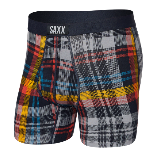 Saxx Ultra Super Soft Boxer Brief Multi freefall plaid