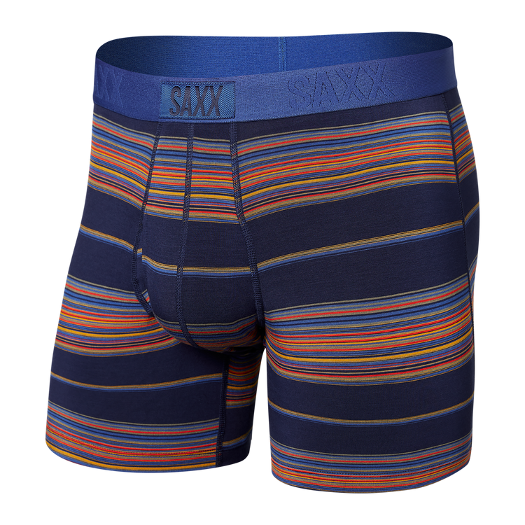 Saxx Ultra Super Soft Boxer Brief Horizon stripe navy