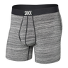 Saxx Men's Ultra Super Soft Boxer Brief Fly Space Dye Heather - Grey