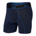 Saxx Kinetic Light-compression Mesh Boxer Brief Navy/city blue