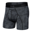 Saxx Men's Kinetic Light-Compression Mesh Boxer Brief Optic Camo - Black