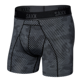 Saxx Men's Kinetic Light-Compression Mesh Boxer Brief Optic Camo - Black