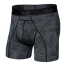 Saxx Men's Kinetic Light-Compression Mesh Boxer Brief Optic Camo - Black