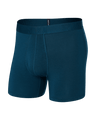 Saxx Men's Droptemp Cooling Cotton Boxer Brief Fly Deep Ocean