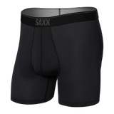 Saxx Quest Quick Dry Mesh Boxer Brief Black ii