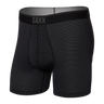 Saxx Men's Quest Quick Dry Mesh Boxer Brief Fly Black II