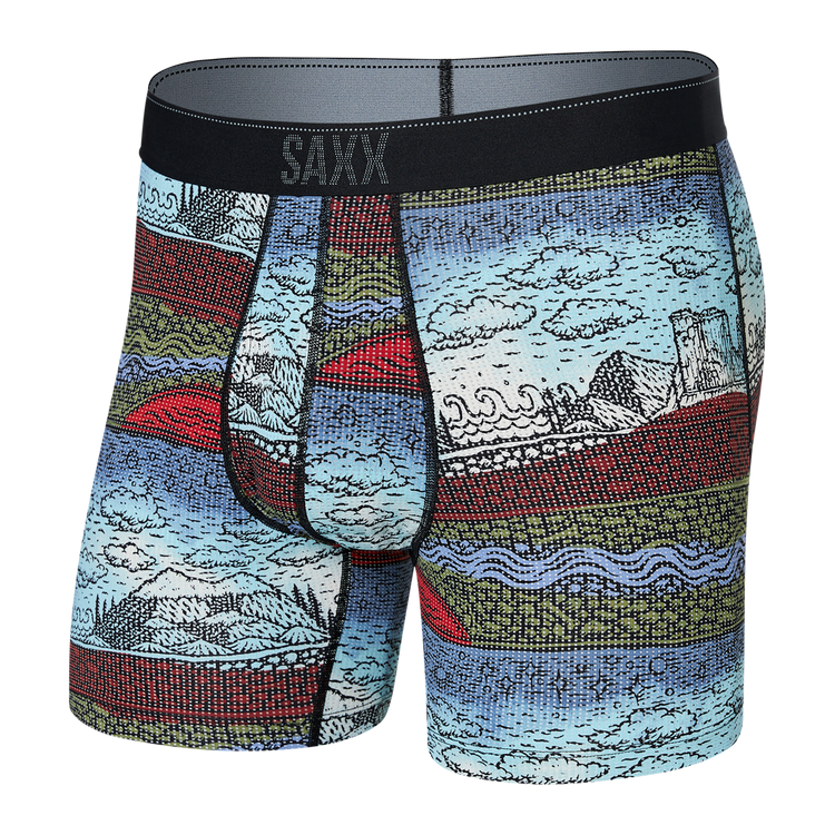 Saxx Quest Quick Dry Mesh Boxer Brief Elements/multi