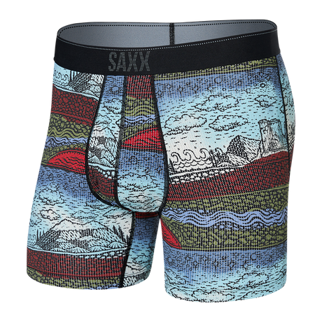 Saxx Quest Quick Dry Mesh Boxer Brief Elements/multi