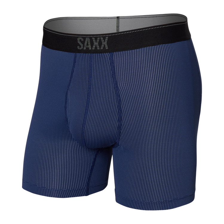 Saxx Quest Quick Dry Mesh Boxer Brief Midnight blue ii