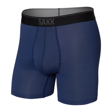 Saxx Quest Quick Dry Mesh Boxer Brief Midnight blue ii