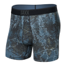 Saxx Men's Quest Quick Dry Mesh Boxer Brief Fly Smokey Mountains - Multi