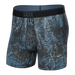 Saxx Men's Quest Quick Dry Mesh Boxer Brief Fly Smokey Mountains - Multi