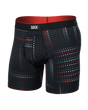 Saxx Men's Multi-Sport Mesh Boxer Brief Fly Optic Grid/Black