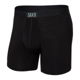 Saxx Men's Vibe Super Soft Boxer Brief Black/Black