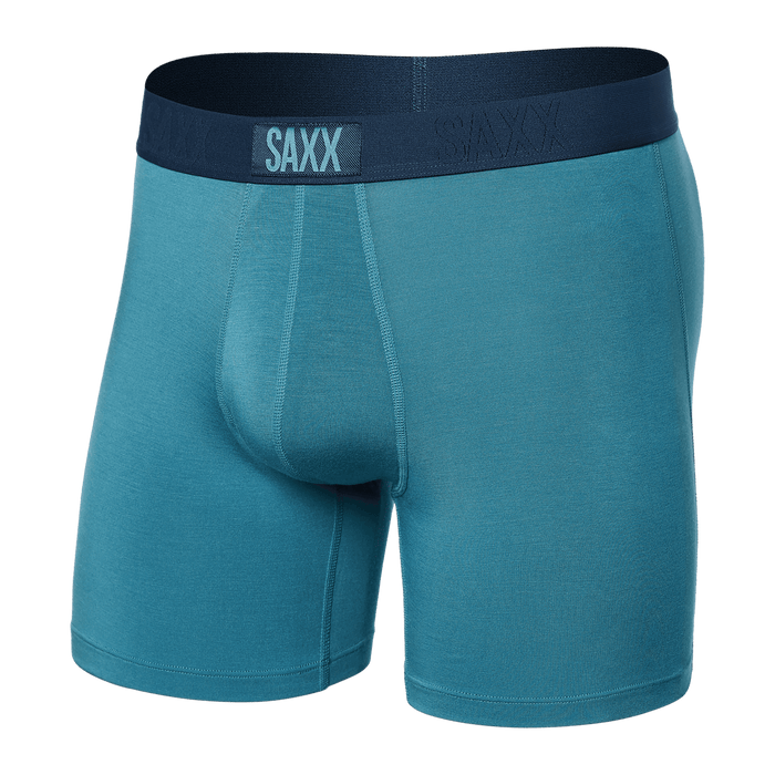 Saxx Men's Vibe Super Soft Boxer Brief Hydro Blue