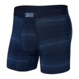 Saxx Men's Vibe Super Soft Boxer Brief Variegated Stripe-Maritime