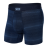 Saxx Men's Vibe Super Soft Boxer Brief Variegated Stripe-Maritime