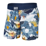 Saxx Vibe Super Soft Boxer Brief Winter skies/navy