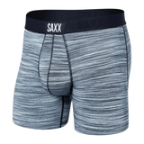 Saxx Vibe Super Soft Boxer Brief Spacedye hthr blue