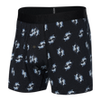 Saxx Men's Droptemp Cooling Sleep Loose Boxer Fly Angler Wrangler - Black