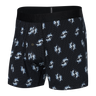 Saxx Men's Droptemp Cooling Sleep Loose Boxer Fly Angler Wrangler - Black