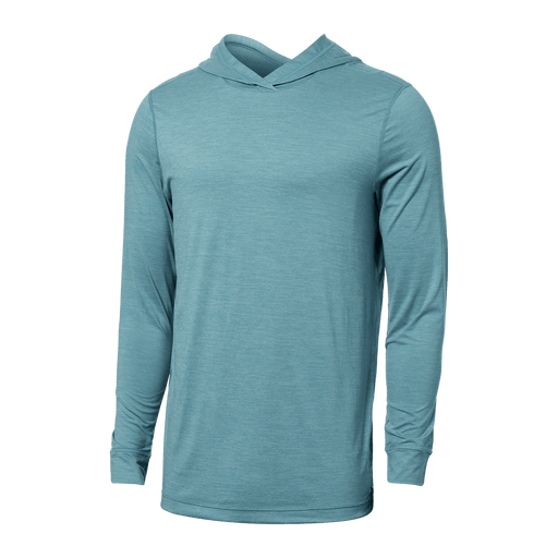 Saxx Men's Droptemp All Day Cooling Hoodie - Sea Level Heather Sea Level Heather