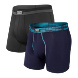 Saxx Sport Mesh 2-pack Boxer Brief Navy digi dna/black