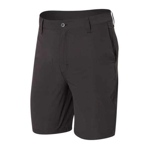 Saxx Men's Go To Town 2in1 8" Short - Faded Black Faded Black