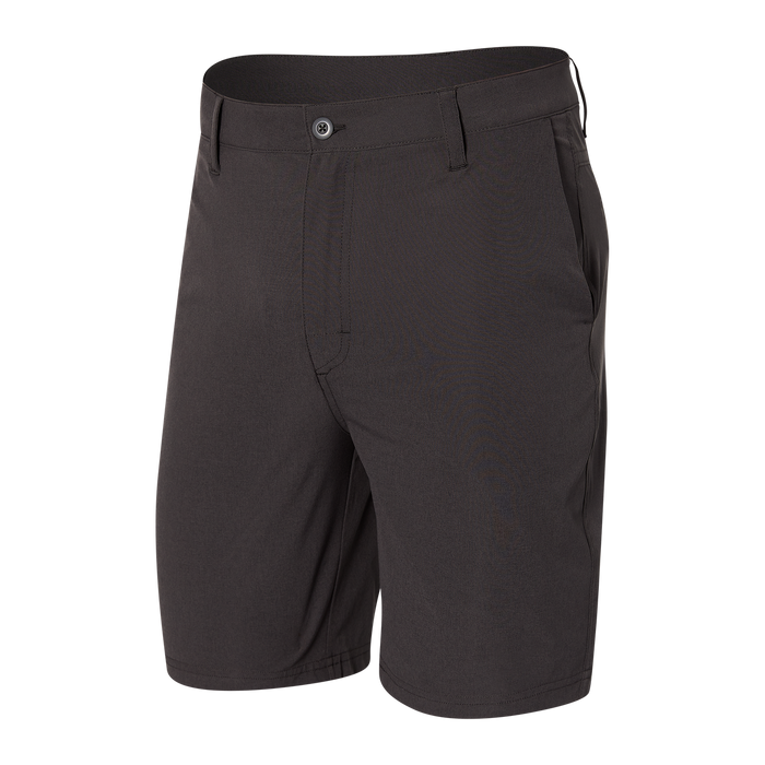 Saxx Men's Go To Town 2in1 8" Short - Faded Black Faded Black