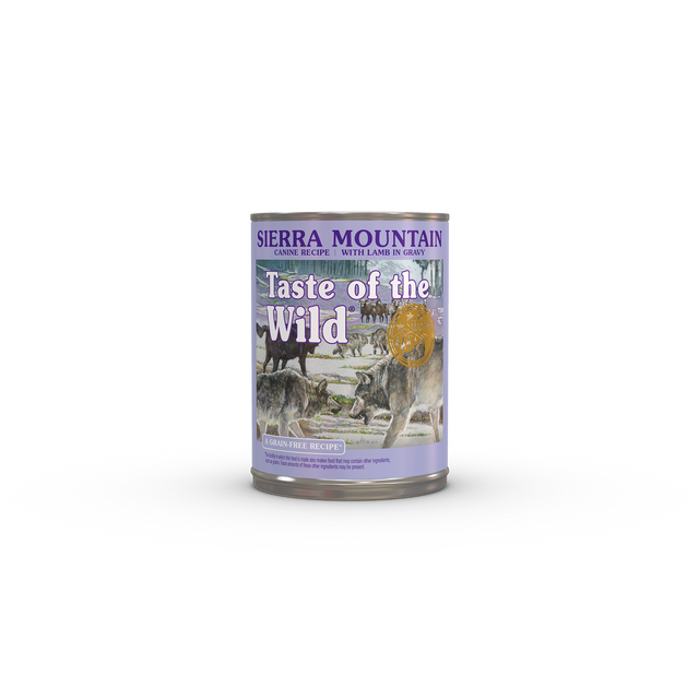 Taste of the Wild Sierra Mountain Canine Recipe with Lamb in Gravy Can - 13.2 OZ Can Lamb in Gravy