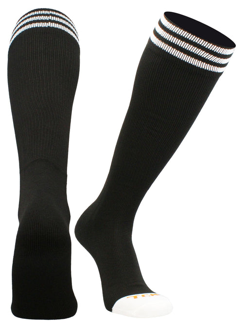 TCK Socks Prosport Tube Striped Otc Sock Black/white
