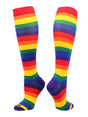 TCK Socks Krazisox Rainbow Socks With Stripes Rainbow