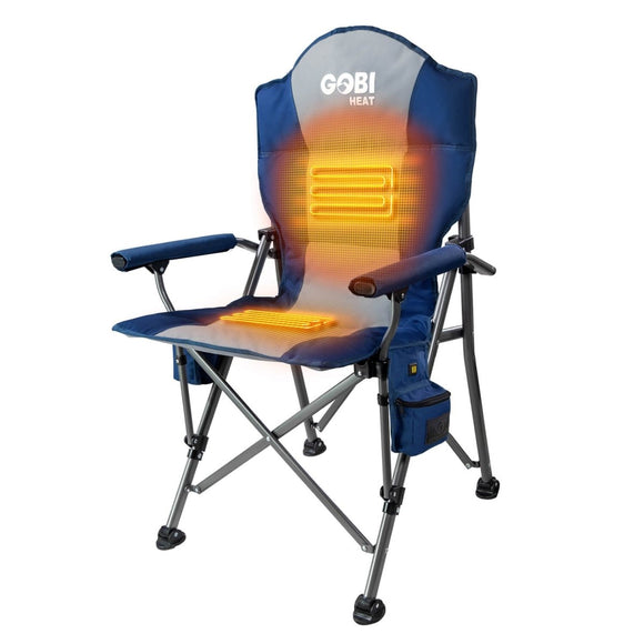 Gobi Heat Terrain Heated Camping Chair Midnight