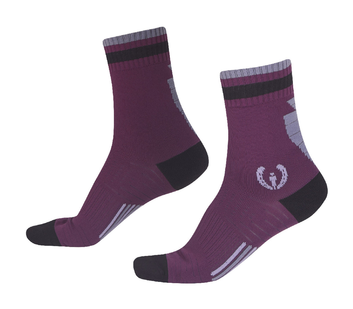 Kerrits Equestrian Apparel Treat Yourself Paddock Socks Raisin