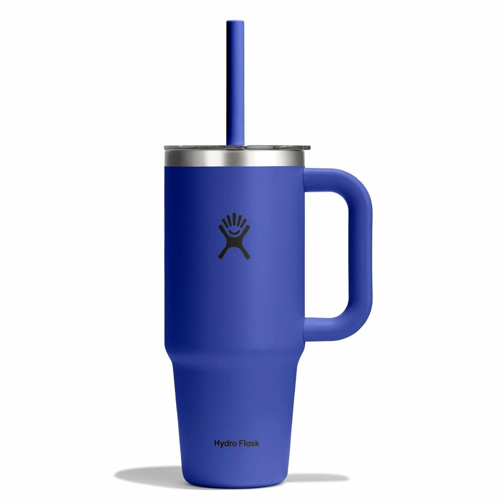 Hydro Flask Travel Tumbler Clear Lid Capri Blue 24oz Capri blue