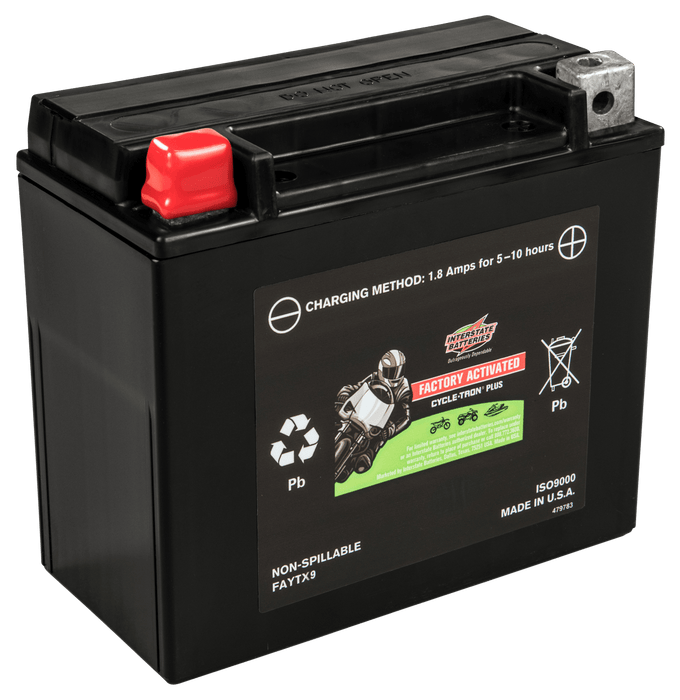 Interstate Batteries 12v 8ah Factory Activated Cycle-tron Plus Agm Powersports Battery